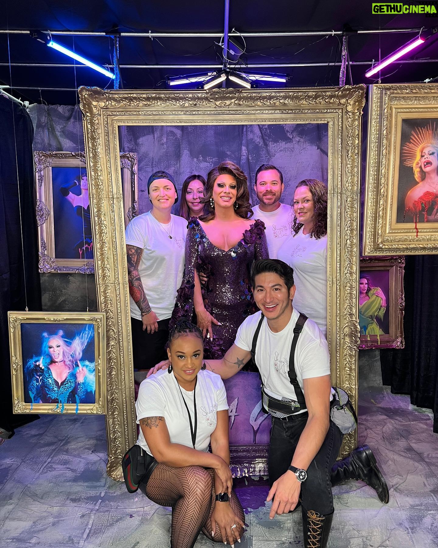 Shuga Cain - 1.7K Likes - I couldn’t be more grateful for such an amazing weekend and my amazing family for pulling my booth together for you kids. I feel truly blessed.
Thank you to everyone who came out to see me ! Thank you to my amazing family for all of your hard work. The girls @lezfindmeeks @raks619_ @k8iscrazy @tripseee for working the booth and keeping the kids hype and making everything fun! @jujuroca and @rich_preffer for all of the hard work designing and installing the booth. @cgilbertrun for always being there every step of the way and to my little angel @ceo_the_new_yorkie the best mascot ever.
Thank you Mutha @rupaulofficial and @rupaulsdragcon for making this such an amazing event! Until next time, kids!