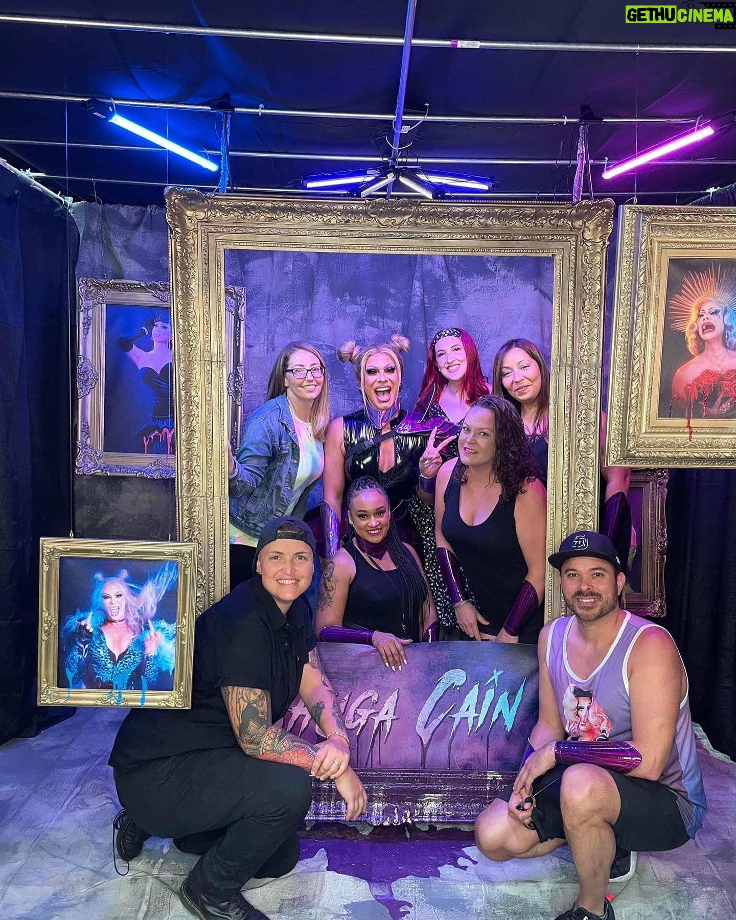 Shuga Cain - 1.7K Likes - I couldn’t be more grateful for such an amazing weekend and my amazing family for pulling my booth together for you kids. I feel truly blessed.
Thank you to everyone who came out to see me ! Thank you to my amazing family for all of your hard work. The girls @lezfindmeeks @raks619_ @k8iscrazy @tripseee for working the booth and keeping the kids hype and making everything fun! @jujuroca and @rich_preffer for all of the hard work designing and installing the booth. @cgilbertrun for always being there every step of the way and to my little angel @ceo_the_new_yorkie the best mascot ever.
Thank you Mutha @rupaulofficial and @rupaulsdragcon for making this such an amazing event! Until next time, kids!