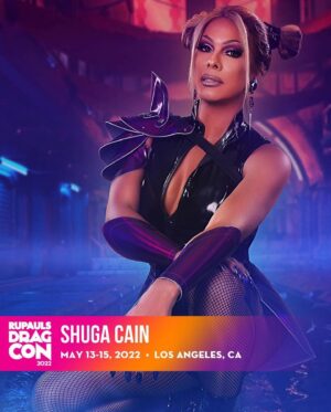 Shuga Cain Instagram - I cant wait for @rupaulsdragcon !!!! Just got some new merch shipped and my lewks together!! Who’s coming?!?! GET YOUR TICKETS!!