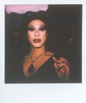Shuga Cain Instagram - #queenofthenight
.
.
Obsessed with this #polaroid captured at #ladyliberty by @rudepolaroids 
.
.👗 @angelayalacouture 
. 💇🏽‍♀️ @marcoswigs 
.
.
.
#halloween #hocuspocus