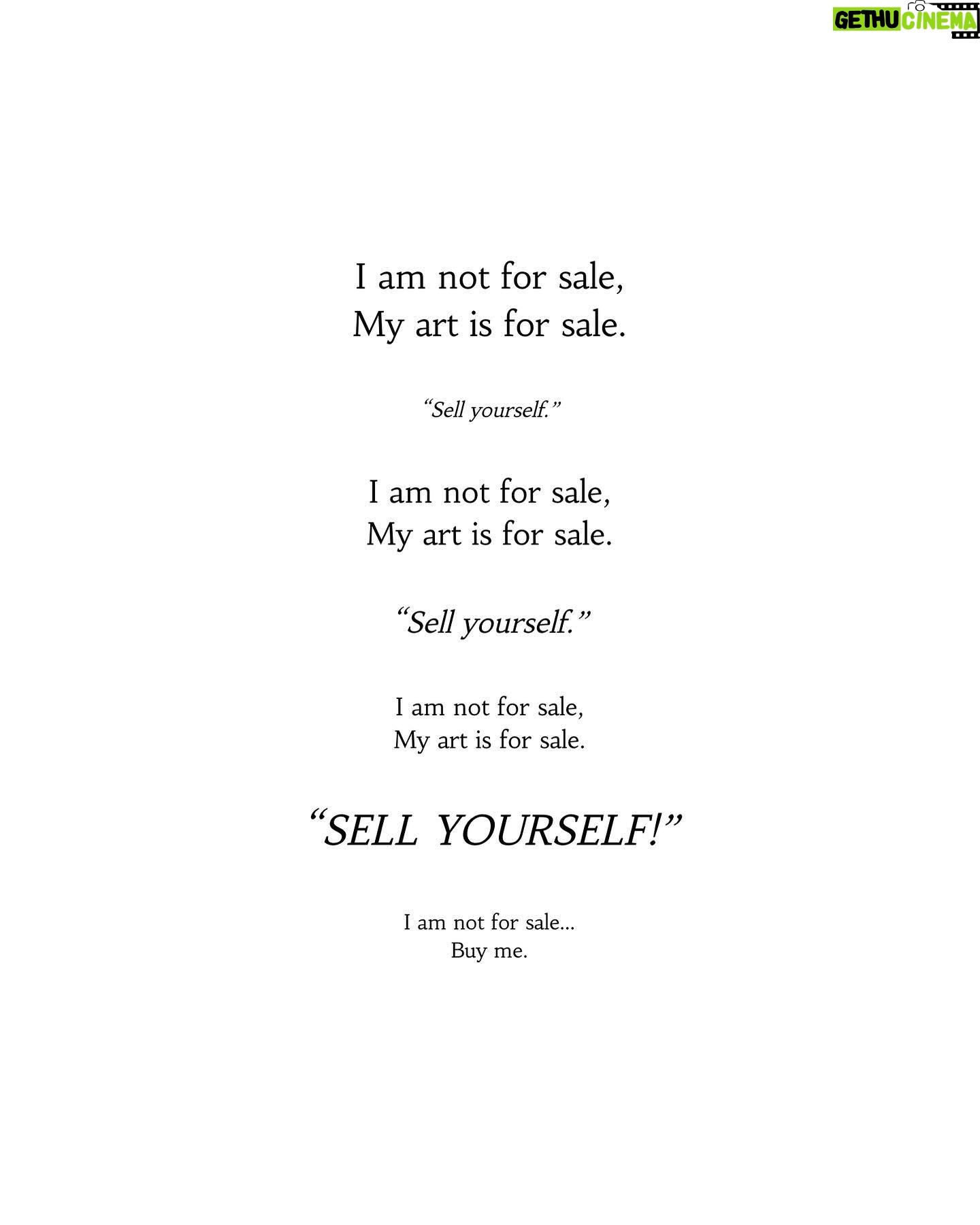 Shungudzo - 455 Likes - Repeat with me (if you feel like it): I am a person, not a product. I am a person, not a product. I am a person, not a product. I make things, but I am not a thing. I share things, but I am not a thing. I like things, but I am not a thing. I am someone regardless of the outcomes of some things. I am a person, not a product.
