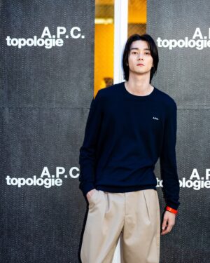Shuntaro Yanagi Instagram - A.P.C × Topologie
初のコラボとのことでローンチパーティーに行ってきました。
KAIHARA社製のデニムを使ったかわいいアイテムばかりなので皆さんも是非チェックしてみて下さい！

@topologie.jp 
@topologie.office 
@apc_paris
#PR 
#topologie 
#apcxtopologie