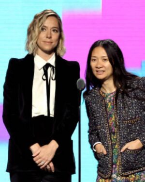 Siân Heder Instagram - A beautiful time at the #spiritawards last weekend. With my honorary co-chair @chloezhao. My partner in teleprompter fear and awkward IMDb engagement photos. So happy to support @filmindependent and the incredible filmmakers/actors being honored this year. These are my people. Also thanks to my style/glam team - @edmondalison @kelawong and @craiggangi. And this suit from @annamasonlondon that I want to wear every day of my life…