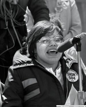 Siân Heder Instagram - I am heartbroken to learn of the passing of my friend and disability rights activist Judy Heumann. I have been working with Judy for two years to write a movie about her life and in that time she has welcomed me in to every intimate nook and cranny of her story. Her openness allowed me to know her in a way I was so grateful for and it makes her death incredibly hard. I was in awe of her as a ferocious leader and a person whose humor and curiosity drew you immediately into her circle. Judy is often called the mother of the disability rights movement and her brave leadership of the 504 protest and her work to pass the ADA quite literally changed the world. She had the kind of energy that truly made you feel like she would live forever which makes this especially difficult. My love to all of her friends and family and everyone who was lucky enough to be in her orbit. Sharing the last video she sent me - which is adorable and Judy showing me her “finger dancing” skills.