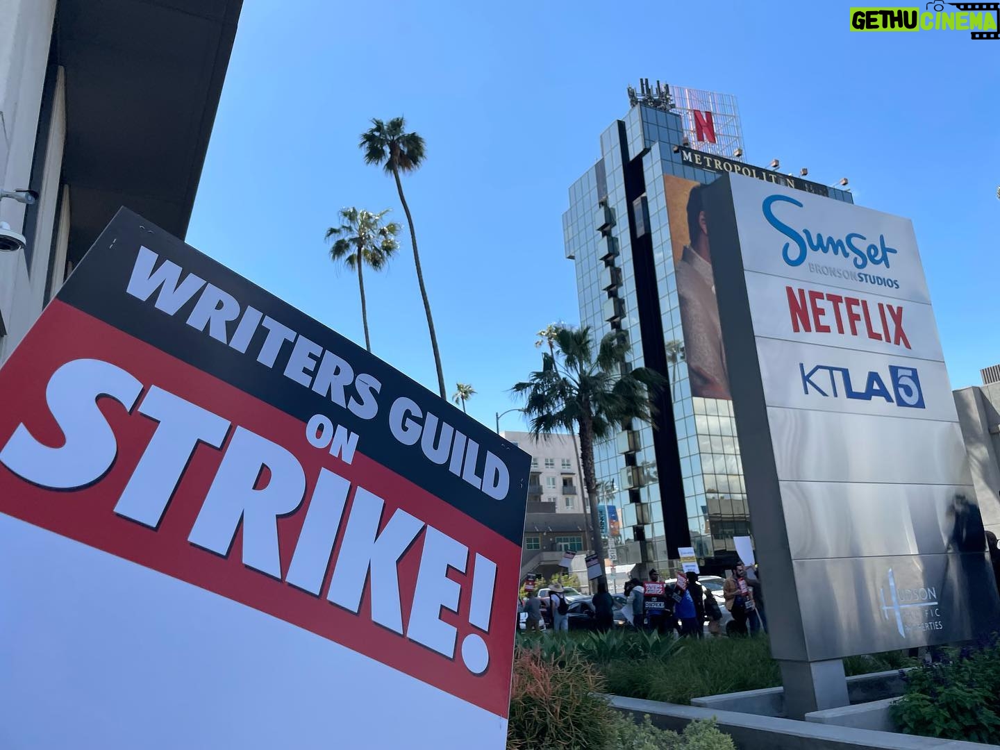Siân Heder - 2.6K Likes - We’re on strike. Writers are the driving force behind film and television. We are responsible for creating, writing and producing more than 4,000 episodes of scripted programming and hundreds of films each year. We are asking for less than 2% of the Hollywood profits these massive corporations make off our work. And yes that means I’m picketing in a boot with a broken foot. #wgastrong