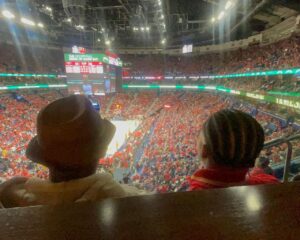 Sibil Fox Richardson Instagram - We dreamed of moments like this…

S/O, @rich_smiles, for treating the family to the #PelicansNBA game this weekend for our 27th wedding anniversary! Love you all always! 

#FoxRich
 #FoxandRob
 #FamilyLove
 #pelicansgameday #FamilyisEverything