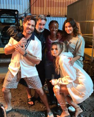 Sibongile Mlambo Instagram - Have you watched #FloridaMan yet?!! 
#bts #new #netflix #tv #show #limited #series #bgm