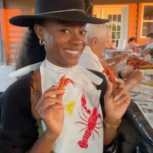 Sibongile Mlambo Instagram - Hello Missouri!!! 

I got to witness my dear friend @freshfreckles marry @dirkmai in such a serene ceremony, surrounded by nature 💚💚💚

It was my first trip to the Midwest and the days spent on the ranch felt like a complete cultural immersion. 

Ok, America! 🇺🇸🇺🇸🇺🇸

#ranchlife #missouri #adventure #midwest #wedding #bliss #nature #crawfish #seafood #summer #usa
