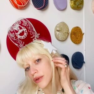 Sideara St. Claire Instagram - DESIGN ARCHIVES ⭐️ PT 8 ✨ Fitting that this piece is bridal bc I will be doing headpieces for @belllapietro’s show this month on the 24th 🍓 More info soon!!! Now leave me alone I’m working!!!!