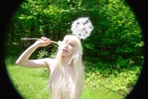 Sideara St. Claire Instagram - The Dandelion hat is now up!!! ⭐️✂️🪖 she’s available with a comb or headband attachment. I’m in cape cod with P for a bit and future sideara will figure out how tf to ship these 🤍 the wind blowing the trees together sounds like the ocean and we have to watch out for turtles when we drive bc it’s turtle egg season. I can’t wait to see oneeee