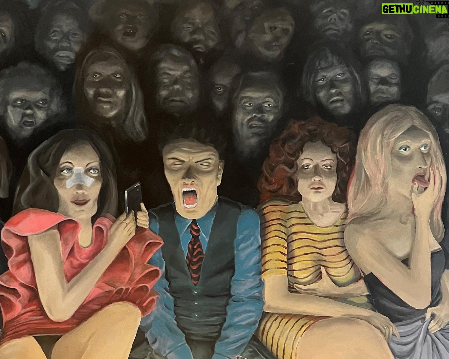 Sigge Eklund - 5K Likes - Front Row I, akryl. 240x200 cm. Pris: 12.000.000 kr