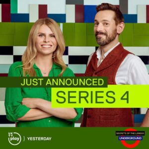 Sigurbjörg Alma Ingólfsdóttir Instagram - Please stand back from TV screen, series four is approaching… that’s right, @mrtimdunn and @siddyholloway are returning for a BRAND NEW series of #SecretsOfTheLondonUnderground and they’ve already started filming! Keep swiping for a special video from Tim & Siddy. 

#LondonUnderground #London #Underground #HiddenLondon #TimDunn #SiddyHolloway