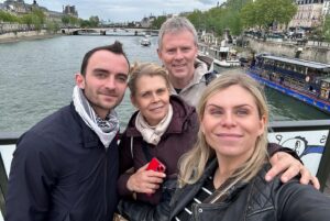Sigurbjörg Alma Ingólfsdóttir Instagram - We went to Paris with my parents 🥰 quick weekend trip on the Eurostar (which is one of my fave rail journeys ever!!) with grandma and grandpa to be (actually they’ve been grandparents for 14 years already but you know) was wonderful. Mostly walked around, ate nice food, bought a stroller and spent quality time together ♥️🇫🇷🥖 my parents live in Iceland so it is a rare treat to get them over to us, and we wanted them to experience the Eurostar so we got them the tickets last Christmas 🎁 next time we see them we’ll be introducing them to their new grandson 💙👶🏼
