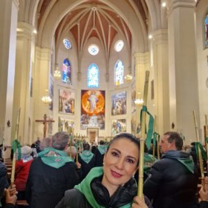 Silvia Jato Instagram - La romería a la ermita de la Magdalena bien merecía el madrugón. Lugar de partida: la Concatedral de Santa Maria