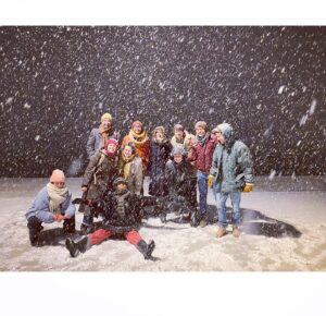 Simel Keçicioğlu Instagram - Such a beautiful team! And day! ♥️☃️❄️⛄️🌈