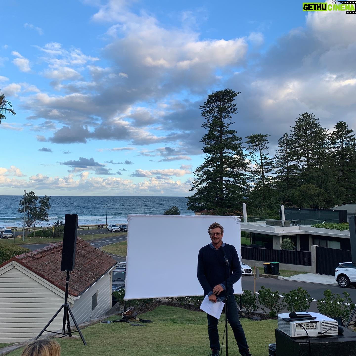 Simon Baker - 124.9K Likes - Some shots from the event the other night 📷 @cambloom thanks to @sea.trees for carbon offsetting our little shindig @surfersforclimate