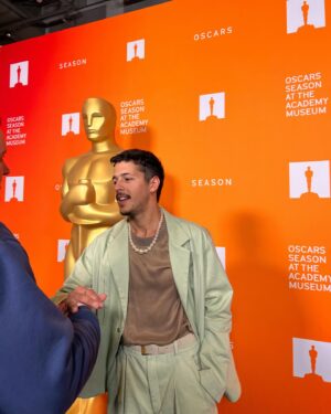 Simón Hempe Instagram - I am beyond greatful to @theacademy and @academymusuem for this surreal experience. 

It has been an honor to be in the hands of the talented and brilliant @societyofthesnow team. 

#Oscars