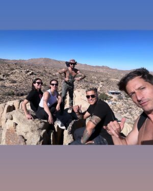 Simon Rex Instagram - Tiny guest house complete! ✅ …. Off grid life is so crispy in Joshua Tree 🌵