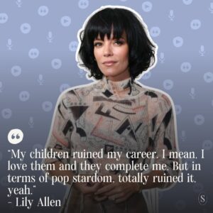Simone Boyce Instagram - Let me clear my throat. The story behind Lily Allen’s motherhood comments is far more nuanced than the headlines would have us believe. Sending love to Lily as she nobly navigates one of life’s more complex transitions.