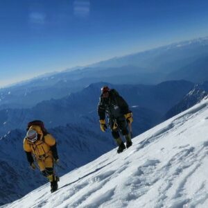 Simone Moro Instagram - February 26th, 2016 - First winter ascent of Nanga Parbat

After more than 30 attempts, finally 7 years ago 4 mountaineers on the largest mountain on the planet wrote the history of high-altitude winter ascents. 

A dream realized with a team that can be called perfect. 

For me it was another little piece of history, the fourth and only time the same mountaineer climbed 4 different 8000-meter peaks in winter premiere. A dream within a dream!

Team: Alì Sadpara Simone Moro Alex Txicon Tamara Lunger. 

_______________________________
#NeverStopExploring

• Theme:
#SimoneMoroAlpinist
• Sponsored by:
@thenorthface @lasportivagram @garminitaly @camp1889outdoor @dfsportspecialist @gruppo_autotorino @somainitalia @lamantafoods @framar.spa @altitudehelicopters @thenorthfaceIT @thenorthface_climb
• Managed by:
@mariannazanatta @sportsandbeyondagency
