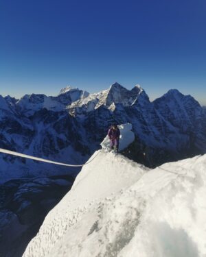 Simone Moro Instagram - It has already been two years since this shot during the summit push on Ama Dablam, 6812 m. It was December 20, 2021, and reviewing this photo I decided to plan my next winter adventure in Nepal between 2024 and 2025. I am starting the preparation and already focusing on the goal. There will be time to tell you about my next adventure, but I still have many dreams to fulfill in the next four years. The axe is not yet ready to be hung up; motivation is still too high, and health is currently the precious gift that life is giving me.

_______________________________
#NeverStopExploring
• Sponsored by:
@thenorthface @lasportivagram @garminitaly @camp1889outdoor @dfsportspecialist @gruppo_autotorino @somainitalia @framar.spa @altitudehelicopters @thenorthfaceIT @thenorthface_climb
• Managed by:
@mariannazanatta @sportsandbeyondagency