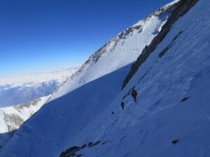 Simone Moro Instagram - February 26th, 2016 - First winter ascent of Nanga Parbat

After more than 30 attempts, finally 7 years ago 4 mountaineers on the largest mountain on the planet wrote the history of high-altitude winter ascents. 

A dream realized with a team that can be called perfect. 

For me it was another little piece of history, the fourth and only time the same mountaineer climbed 4 different 8000-meter peaks in winter premiere. A dream within a dream!

Team: Alì Sadpara Simone Moro Alex Txicon Tamara Lunger. 

_______________________________
#NeverStopExploring

• Theme:
#SimoneMoroAlpinist
• Sponsored by:
@thenorthface @lasportivagram @garminitaly @camp1889outdoor @dfsportspecialist @gruppo_autotorino @somainitalia @lamantafoods @framar.spa @altitudehelicopters @thenorthfaceIT @thenorthface_climb
• Managed by:
@mariannazanatta @sportsandbeyondagency