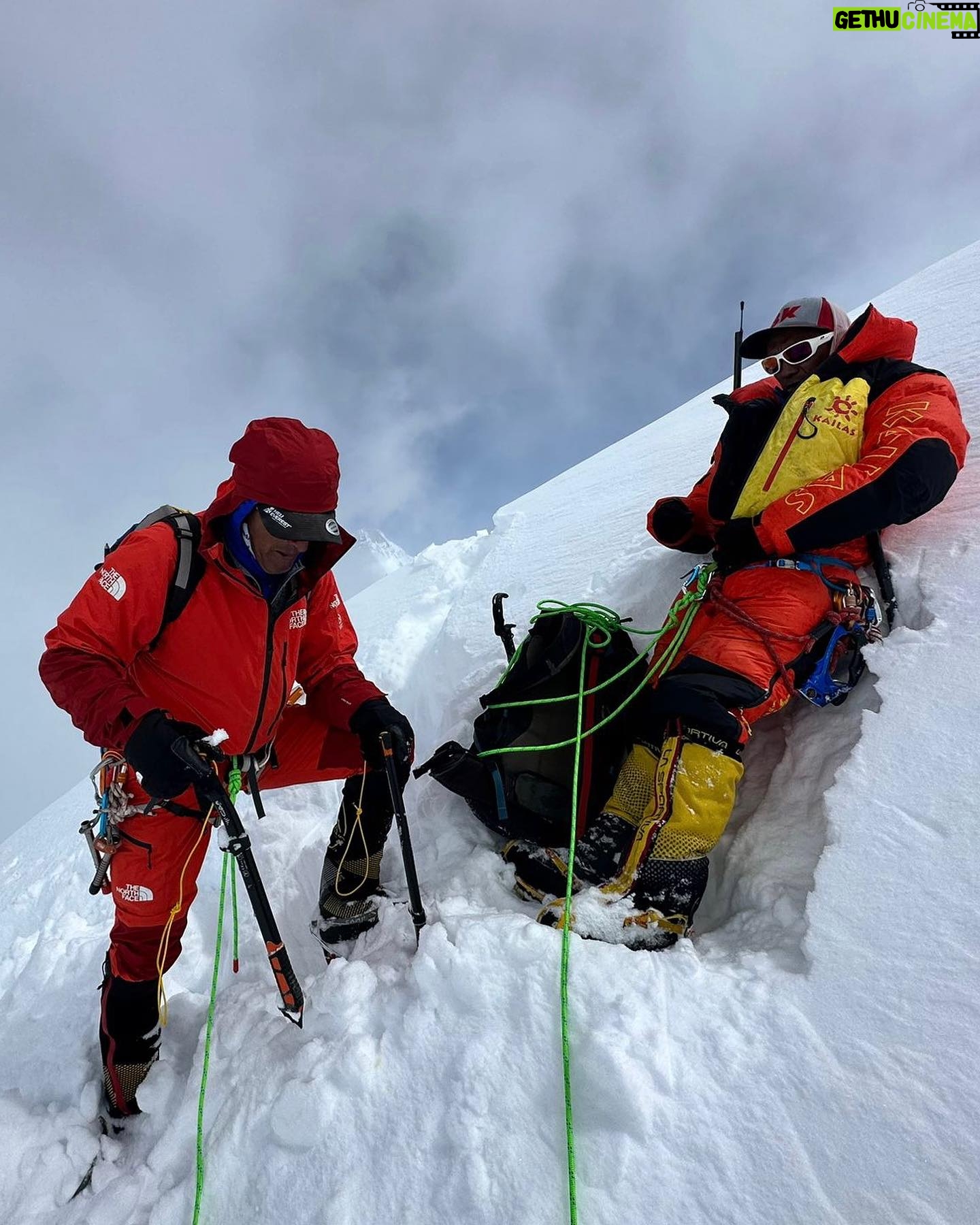 Simone Moro - 11.4K Likes - Two days after our almost ascent of Pumori in nonstop alpine style from advanced base camp and back, I find myself reflecting on the importance of making right decisions in the mountains, which often include the ability to wait or give up. These skills clash with the modern world, which is increasingly fast-paced, competitive and obsessed with success, where those who give up are often labeled as losers.
The art of survival is at the heart of mountaineering, but unfortunately the necrologies are full of heroes.
On October 8, we decided to fail less than 100 meters from the summit of Pumori because of obvious avalanche danger.
At the same time unfortunately other friends failed perhaps to consider the similar option on Shisha Pangma and unfortunately within two hours and with two different avalanches 4 people found death: two different ropes formed by client and Sherpa Guide. One of them Lama Tenjen Sherpa was a great friend, a man of extraordinary strength. This is a time to pray and reflect.
But it is important to understand that mountaineering on 8,000 mt. today is not what it was 20 years ago. We should reflect on this evolution. In 31 years of expeditions, no sponsor has ever pushed me to put my life on the line for success. When people say that, it is a falsehood! Today, many people voluntarily choose to exceed or risk their limits to achieve their dreams and economic plans.
It is important to understand that exploration is something else.
Pumori is not an 8000er and will not change lives, but it was still an arduous adventure with a dramatic retreat in the midst of white out, with zero visibility.
More than 20 rappelling and 17 hours of continuous effort, trying to understand the terrain and ourselves, assessing our condition. It was a great experience and a life lesson that made us wiser, even if we gave up the summit in the end.
——————————————
#HimalayanExpeditionTNF
🎞️ @thenorthface
@lasportivagram @garminitaly @camp1889outdoor @dfsportspecialist @gruppo_autotorino @somainitalia @lamantafoods @framar.spa @altitudehelicopters @thenorthfaceIT @thenorthface_climb
• Managed by:
@mariannazanatta @sportsandbeyondagency