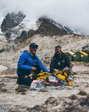 Simone Moro Instagram - Several of you have reached out, eager to understand the purpose behind this expedition. @aymar_navarro and I intended to share details earlier this week, but the rapidly shifting plans meant we had to hold off. What started as minor delays have now evolved into major changes, and it’s safe to say our original plans have been flipped on their heads.

Aymar initially descended to Namche for treatment of a toothache. However, on his return ascent to base camp, he experienced a pulmonary edema as a result of the infection and the over effort. Consequently, he is currently in Kathmandu undergoing additional medical assessments and evaluations.

Although things remain uncertain, we agreed that in the meantime Pemba Sherpa, Datuk Sherpa and I will attempt Mount Pumori in alpine style. This would mark a first for each of us, and ascending it in such a style is no minor feat. As for what comes next, should the situation allow, I’m prepared to pursue our second goal with Aymar. 

I touched base at Base Camp yesterday after a brief stay at the 8000in lodge beneath the Pyramid International Laboratory in Lobuche. Now, we await the weather forecast to determine our departure date. Stay tuned for updates. 

#HimalayanExpeditionTNF 
🎞️ @thenorthface 
📸 Photo : @mtnz.adri

_______________________________
#NeverStopExploring

• Theme:
#SimoneMoroAlpinist
• Sponsored by:
@thenorthface @lasportivagram @garminitaly @camp1889outdoor @dfsportspecialist @gruppo_autotorino @somainitalia @lamantafoods @framar.spa @altitudehelicopters @thenorthfaceIT @thenorthface_climb
• Managed by:
@mariannazanatta @sportsandbeyondagency