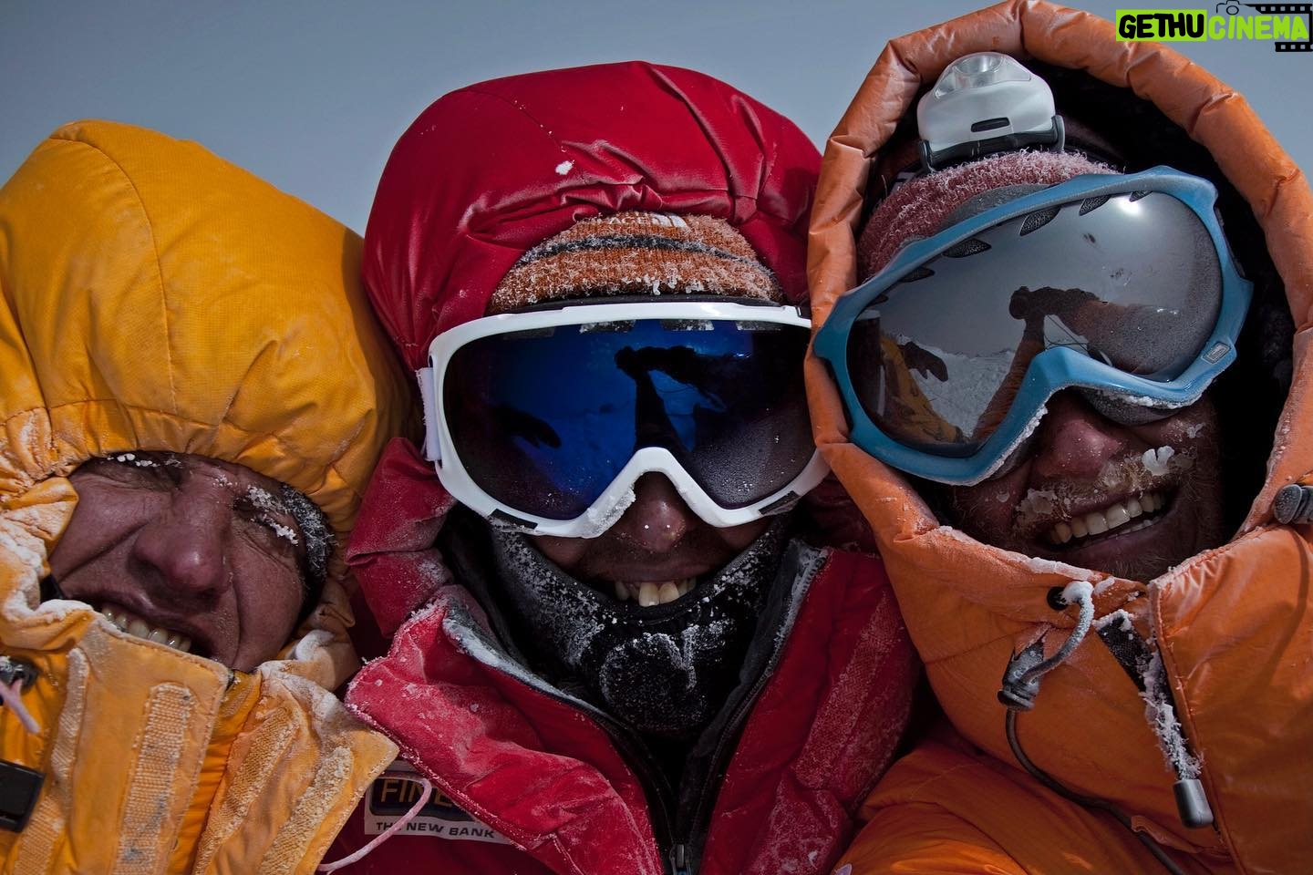 Simone Moro - 7.5K Likes - February 2nd, 2011. First winter ascent of Gasherbrum II.
It seemed impossible, and many openly stated it. Instead, it took strong motivation and perseverance, experience from previous winter ascents at very high altitudes, the knowledge of failure and learning from defeats, choosing the best companions, forming a team and trusting each other totally, and finally asking Karl Gabl, the best of meteorologists, for help. With all of this, along with the right amount of luck, we were able to achieve this historic accomplishment that is meant to be a tribute to exploration and to all those who had tried before and will try again in the future.
#firstwinterascent #gasherbrum2 #celebration
_______________________________
#NeverStopExploring
• Theme:
#SimoneMoroAlpinist
• Sponsored by:
@thenorthface @lasportivagram @garminitaly @camp1889outdoor @dfsportspecialist @gruppo_autotorino @somainitalia @lamantafoods @framar.spa @altitudehelicopters @thenorthfaceIT @thenorthface_climb
• Managed by:
@mariannazanatta @sportsandbeyondagency