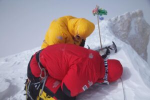 Simone Moro Instagram - February 2nd, 2011. First winter ascent of Gasherbrum II.

It seemed impossible, and many openly stated it. Instead, it took strong motivation and perseverance, experience from previous winter ascents at very high altitudes, the knowledge of failure and learning from defeats, choosing the best companions, forming a team and trusting each other totally, and finally asking Karl Gabl, the best of meteorologists, for help. With all of this, along with the right amount of luck, we were able to achieve this historic accomplishment that is meant to be a tribute to exploration and to all those who had tried before and will try again in the future.
#firstwinterascent #gasherbrum2 #celebration 

_______________________________
#NeverStopExploring

• Theme:
#SimoneMoroAlpinist
• Sponsored by:
@thenorthface @lasportivagram @garminitaly @camp1889outdoor @dfsportspecialist @gruppo_autotorino @somainitalia @lamantafoods @framar.spa @altitudehelicopters @thenorthfaceIT @thenorthface_climb
• Managed by:
@mariannazanatta @sportsandbeyondagency
