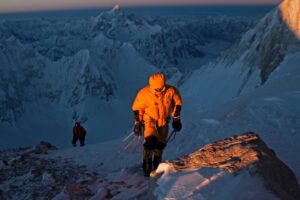 Simone Moro Instagram - February 2nd, 2011. First winter ascent of Gasherbrum II.

It seemed impossible, and many openly stated it. Instead, it took strong motivation and perseverance, experience from previous winter ascents at very high altitudes, the knowledge of failure and learning from defeats, choosing the best companions, forming a team and trusting each other totally, and finally asking Karl Gabl, the best of meteorologists, for help. With all of this, along with the right amount of luck, we were able to achieve this historic accomplishment that is meant to be a tribute to exploration and to all those who had tried before and will try again in the future.
#firstwinterascent #gasherbrum2 #celebration 

_______________________________
#NeverStopExploring

• Theme:
#SimoneMoroAlpinist
• Sponsored by:
@thenorthface @lasportivagram @garminitaly @camp1889outdoor @dfsportspecialist @gruppo_autotorino @somainitalia @lamantafoods @framar.spa @altitudehelicopters @thenorthfaceIT @thenorthface_climb
• Managed by:
@mariannazanatta @sportsandbeyondagency