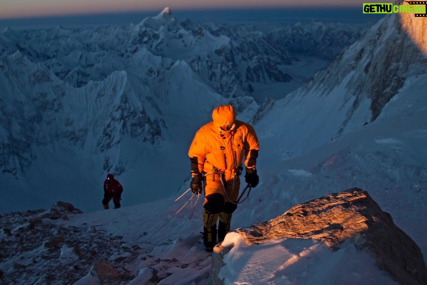 Simone Moro - 7.5K Likes - February 2nd, 2011. First winter ascent of Gasherbrum II.
It seemed impossible, and many openly stated it. Instead, it took strong motivation and perseverance, experience from previous winter ascents at very high altitudes, the knowledge of failure and learning from defeats, choosing the best companions, forming a team and trusting each other totally, and finally asking Karl Gabl, the best of meteorologists, for help. With all of this, along with the right amount of luck, we were able to achieve this historic accomplishment that is meant to be a tribute to exploration and to all those who had tried before and will try again in the future.
#firstwinterascent #gasherbrum2 #celebration
_______________________________
#NeverStopExploring
• Theme:
#SimoneMoroAlpinist
• Sponsored by:
@thenorthface @lasportivagram @garminitaly @camp1889outdoor @dfsportspecialist @gruppo_autotorino @somainitalia @lamantafoods @framar.spa @altitudehelicopters @thenorthfaceIT @thenorthface_climb
• Managed by:
@mariannazanatta @sportsandbeyondagency