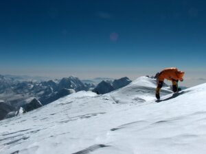 Simone Moro Instagram - Shisha Pangma, January 14th 2005. Summit!
 
Winter ascents on 8000-meter peaks had almost been forgotten by then, but with our first winter ascent on Shisha Pangma in 2005 we - Piotr Morawski and I - rebooted the game and a new era began. 
And in my idea, those games have not closed yet.
We have a lot to celebrate today.

_______________________________

#NeverStopExploring #Shishapangma #firstwinterascent 
• Theme:
#SimoneMoroAlpinist
• Sponsored by:
@thenorthface @lasportivagram @garminitaly @camp1889outdoor @dfsportspecialist @gruppo_autotorino @somainitalia @lamantafoods @framar.spa @altitudehelicopters @thenorthfaceIT @thenorthface_climb
• Managed by:
@mariannazanatta @sportsandbeyondagency