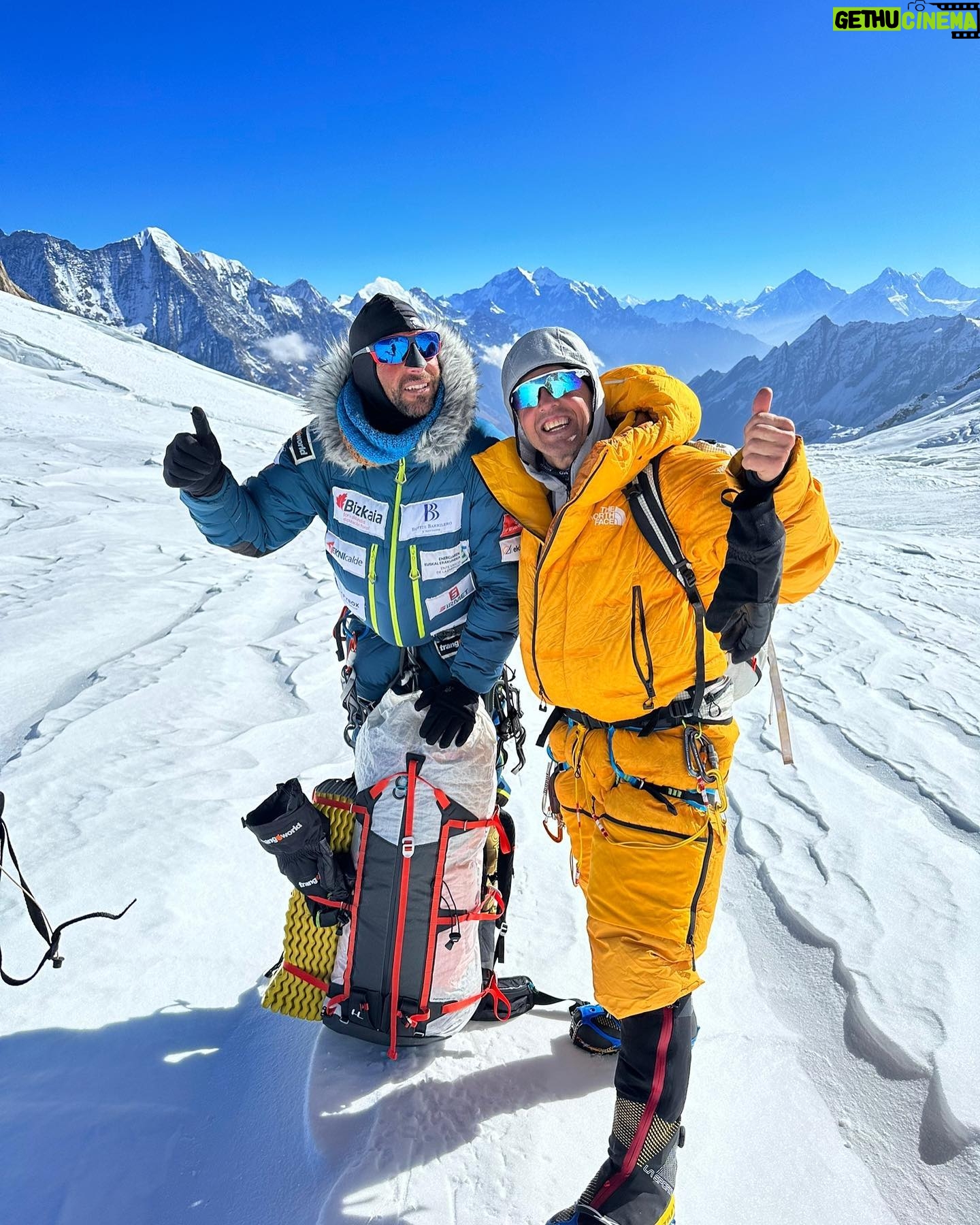 Simone Moro - 11.2K Likes - SUMMIT!!! for Alex and team who made it to the top of Manaslu in winter after 39 years since the first winter on that mountain. CONGRATULATIONS my friends!!!
I, instead, landed a little more than an hour ago in Kathmandu and before going to the hospital for the necessary investigations I decided to briefly to inform you about myself and the expedition. I am basically fine, I think I have an intestinal issue that has caused me uninterrupted dysentery for the last 3 days. These were the perfect days for the Manaslu summit attempt, the ones I had been awaiting for 5 years, the ones to which I made myself ready and strategically started using to go to the summit. Physical sickness was unforeseen, good weather un-postponable, dangers attached to a strong physical weakness un-avoidable.
I climbed with Alex Txicon and Chhepal Sherpa from 4850 meters to 5900 meters of Camp 1. Then ever slower I reached 6300 meters under an hour from Camp 2 but the constant dysentery attacks made me realize that I had to decide to return to base camp before the exposure to the camps and high altitude posed a serious problem for both me and the whole group. They tried to convince me saying they would wait for me at Camp 2 or 3 but I told them they absolutely had to exploit the window of exceptional good weather.
So they did and made it to the top of Manaslu in winter after 39 years since the first winter on that mountain.
I returned by myself to base camp and followed their, our ascent with joy. I am not used to getting sad or regretful about a piece of life that has different epilogues for my person. I am happy that I shared so many winters with Alex and that he went to the top on the perfect day we had courted and waited for.
Fate did not want me to be there, but for the whole team to accomplish the project. Fate also did not decide that I lost motivation... Another constructive goodbye to the Nepalese mountains and now I am waiting for Alex to celebrate with him and the whole team.