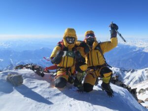 Simone Moro Instagram - February 26th, 2016 - First winter ascent of Nanga Parbat

After more than 30 attempts, finally 7 years ago 4 mountaineers on the largest mountain on the planet wrote the history of high-altitude winter ascents. 

A dream realized with a team that can be called perfect. 

For me it was another little piece of history, the fourth and only time the same mountaineer climbed 4 different 8000-meter peaks in winter premiere. A dream within a dream!

Team: Alì Sadpara Simone Moro Alex Txicon Tamara Lunger. 

_______________________________
#NeverStopExploring

• Theme:
#SimoneMoroAlpinist
• Sponsored by:
@thenorthface @lasportivagram @garminitaly @camp1889outdoor @dfsportspecialist @gruppo_autotorino @somainitalia @lamantafoods @framar.spa @altitudehelicopters @thenorthfaceIT @thenorthface_climb
• Managed by:
@mariannazanatta @sportsandbeyondagency