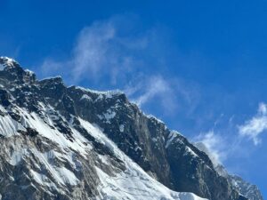 Simone Moro Instagram - Photos 1 and 2: The Pyramid, the Italian scientific observatory and laboratory at 5050 m, near Everest Base Camp.

Photo 3: Nuptse with 120 km/h winds.

_______________________________
• MANASLU WINTER EXPEDITION •

#manaslu #manaslu2023 #manasluwinterexpedition
#NeverStopExploring
• Theme:
#SimoneMoroAlpinist
• Sponsored by:
@thenorthface @lasportivagram @garminitaly @camp1889outdoor @dfsportspecialist @gruppo_autotorino @somainitalia @lamantafoods @framar.spa @altitudehelicopters @thenorthfaceIT @thenorthface_climb
• Managed by:
@mariannazanatta @sportsandbeyondagency