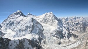 Simone Moro Instagram - View from my office today. From left to right: Everest, Lhotse, Nuptse, Ama Dablam, Kantega, Thamserku.

_______________________________
#NeverStopExploring

• Theme:
#SimoneMoroAlpinist
• Sponsored by:
@thenorthface @lasportivagram @garminitaly @camp1889outdoor @dfsportspecialist @gruppo_autotorino @somainitalia @lamantafoods @framar.spa @altitudehelicopters @thenorthfaceIT @thenorthface_climb
• Managed by:
@mariannazanatta @sportsandbeyondagency