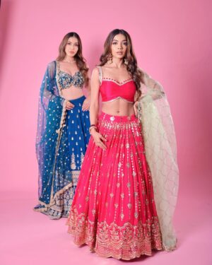 Simran Budharup Instagram - Saying no to pardesi but staying desi this Dussehra 🚀 🧨 

Photographer @deepak_das_photography 
Outfit @yeh_lehenga_nahi_mehenga 
Makeup @meenalvidhani 
Hair @makeupbyriddhikothari 
Studio @backstage_mumbai 
Styled by @anamikajain__ 
Jewellery @shoppaksha
Assistant @muskammangtani

•
•
•
•
#dussehra #festiveoutfit #bridallehenga #palakpurswani #simranbudharup #ethnicwear