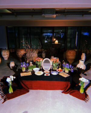 Sina Tkotsch Instagram - Happy Nowruz 🌷🍃🌹🌺💐
Kulturabend in den Kant-Garagen / @berlinartlover