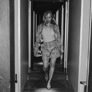 Sina Tkotsch Instagram - Thanks for the invitation @willemtell x @egomobile_se 🌱
and many thanks @lalaberlin for this special suit ♥️
📸 @puria_safary