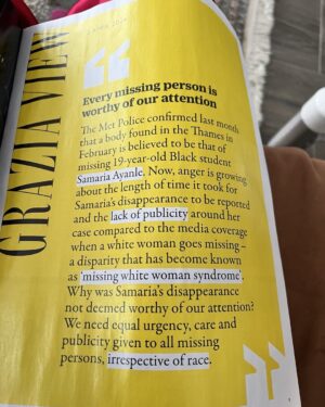 Sinitta Instagram - Please People, we need to think with Humanity .Everyone is Somebody’s Child.  @Graziauk 🙏🏾
