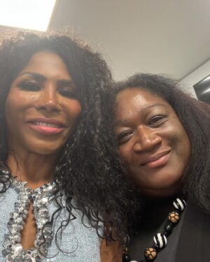 Sinitta Instagram - Last night my “Wifey” @diversityriley was speaking @paramountco ,  inspirational, tireless , game changer and a total sweetheart 
Also lovely to meet up with svp @winandsee #purposedriven #fun