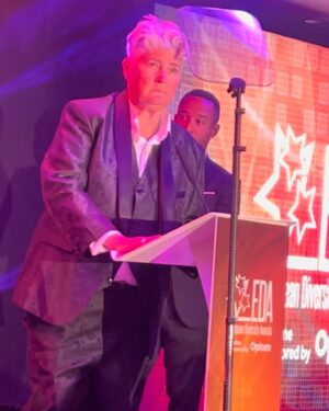 Sinitta Instagram - My #riley #wifey @diversityriley praying for Peace in Palestine and doing her massive bit for #diversityandinclusion  at her founded @diversityaward  @intercontinental  Making us all proud, keeping us all aware and making everyone “belong” #loveyouwifey