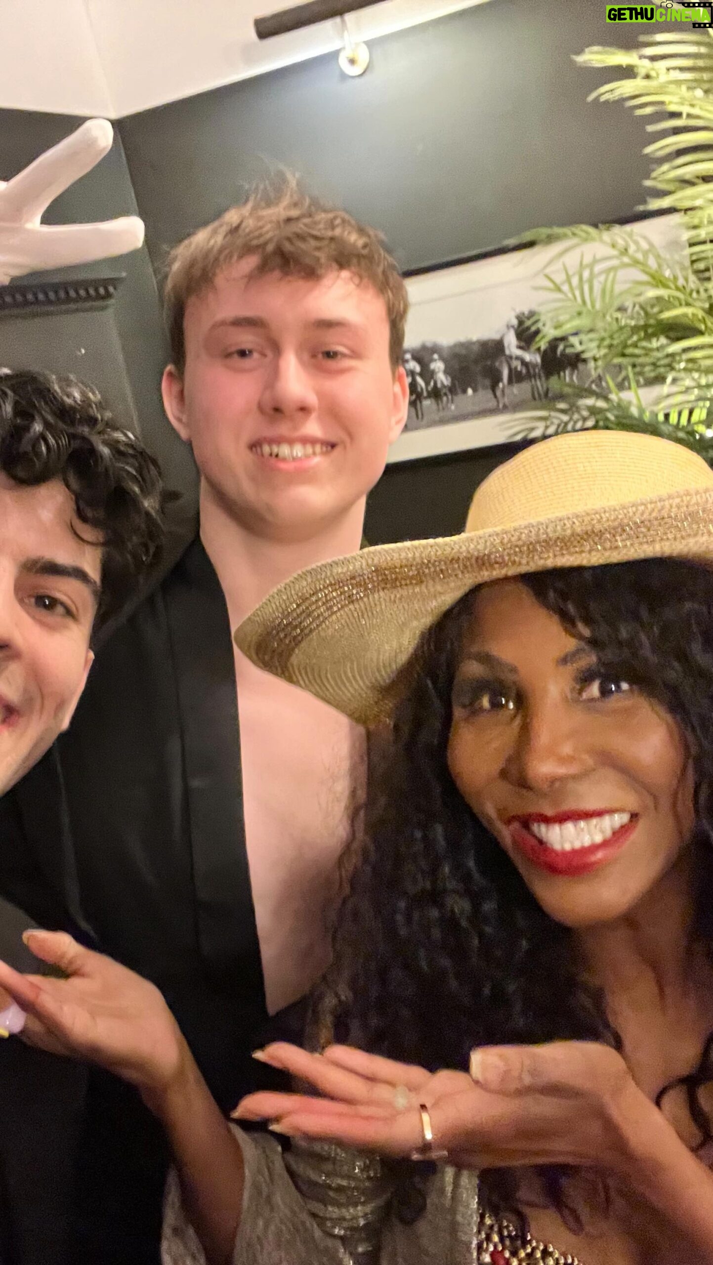 Sinitta - 135 Likes - My Boys @ioannismelekis and @callumreynolds_official making their #somacho debuts with me @eaglemanchester celebrating their Birthday Thank you for a great Night.Beautiful, warm crowd and even @divinadecampo popped in . Ps, not sure about my outfit now, it looked better in my mindā¦.ššš