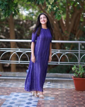 Sivakami Anantha Narayan Instagram - 👗: @marianna_orbiz 
📷: @baljithm 
#lailamoviepromotions