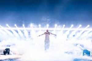 Slimane Nebchi Instagram - Je rejoue la scène… That’s how good Slimane’s first rehearsal was 🇫🇷 #Eurovision2024