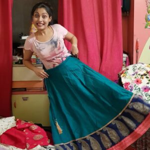 Snigdha Akolkar Instagram - Thy look When hungry and sleepy.

For God's sake enough trials, let's clear this children's bedroom and sleep.
P.s. don't forget to feed me that heavenly Kadhi Khichadi before I crash.