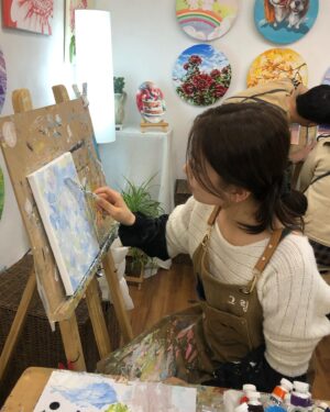 So A-rin Instagram - 내가 좋아하는 색 섞어서