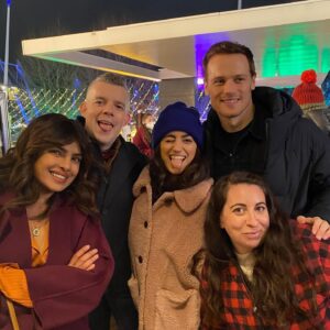 Sofia Barclay Instagram - close ain't close enough 'til we cross the line baby 💜 
grateful to have worked with this team of absolute wizards ✨🌟🧙🏼‍♂️🧚🏽‍♀️
@textforyoumovie 
@priyankachopra 
@samheughan 
@russelltovey 
@omiddjalili 
@lydiawestie 
@eshornstein 
@lesashizzar 
@annieruthsymons 
@thunderroadpictures 
@sonypictures
