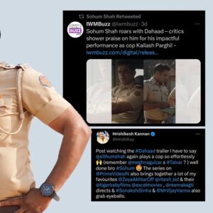 Sohum Shah Instagram - Inspector Kailash Parghi ke liye itna pyaar dekh ke dil bhar gaya! Thank you soo much for all the love and support you have shown 🙌🏼